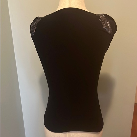 Black Sequin Women's Top - Picture 5 of 5